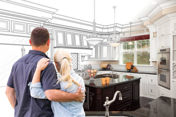 Custom kitchen cabinets installed in a Le Sueur home